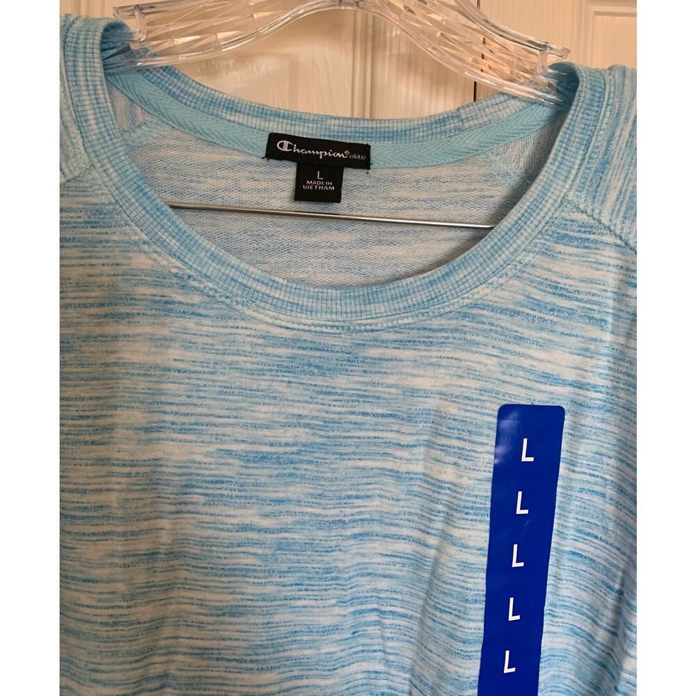 Champion crew neck size large NEW blue - Picture 4 of 8